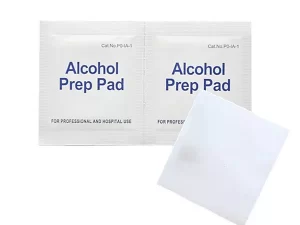 Disposable Sterilized Non woven 70% Isopropyl Alcohol Prep Pads